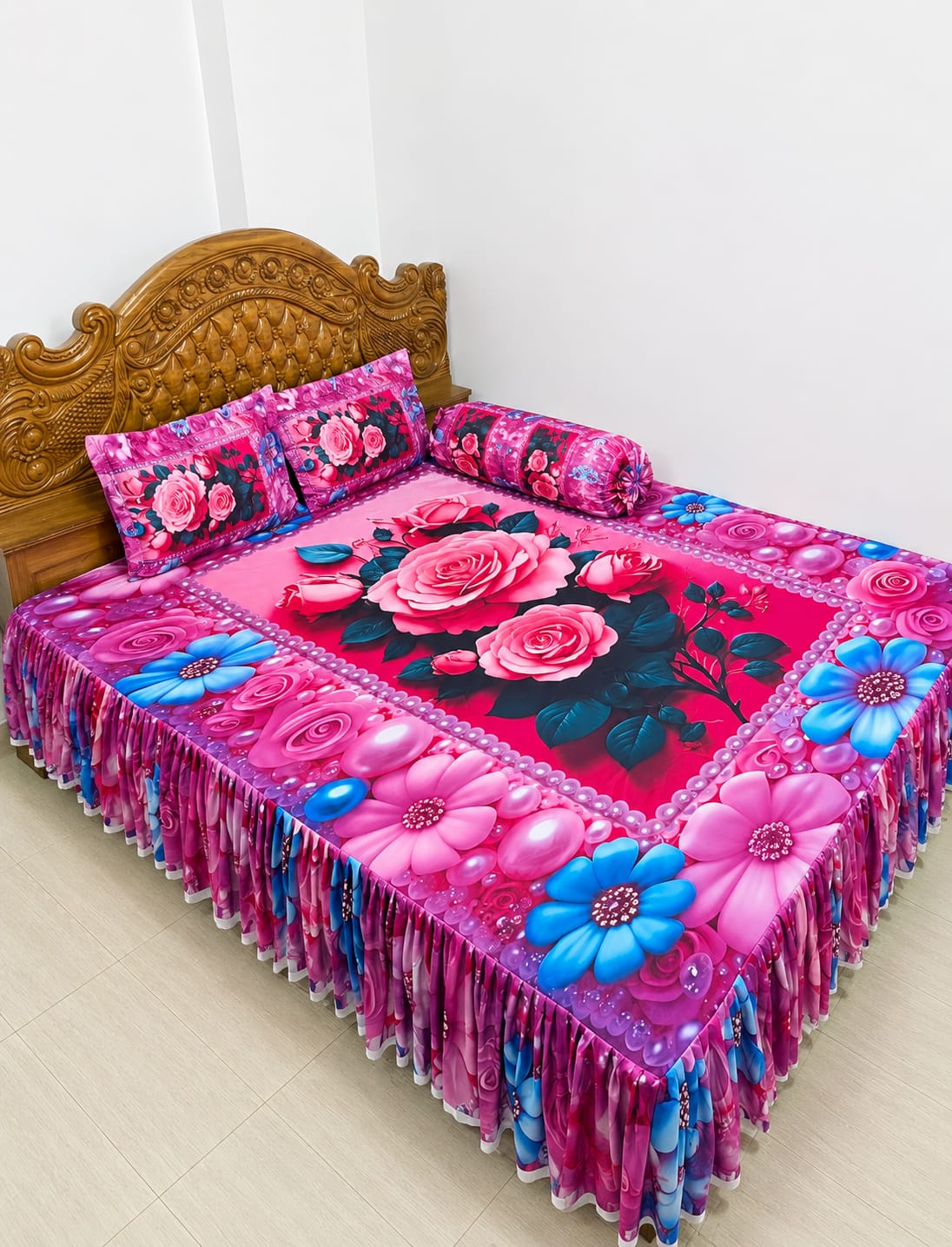 3D প্রিমিয়াম কুচি চাদর