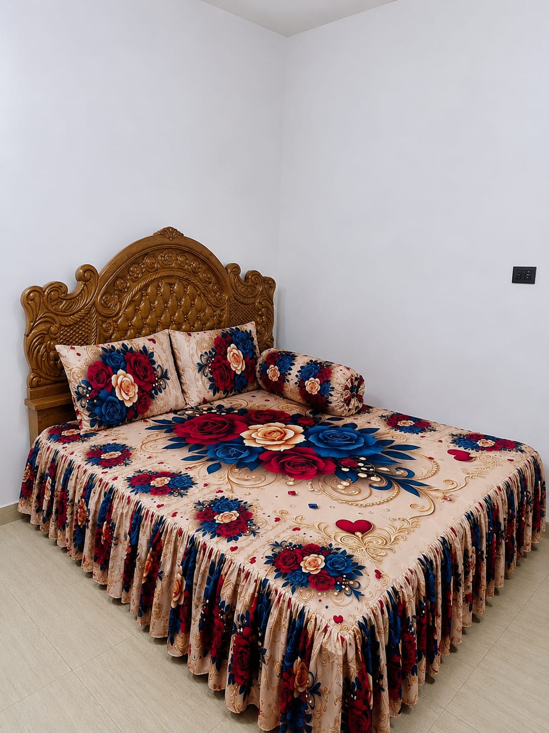 3D প্রিমিয়াম কুচি চাদর