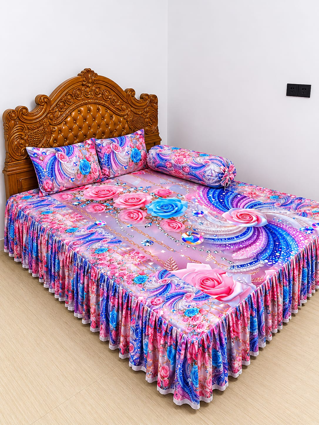 3D প্রিমিয়াম কুচি চাদর
