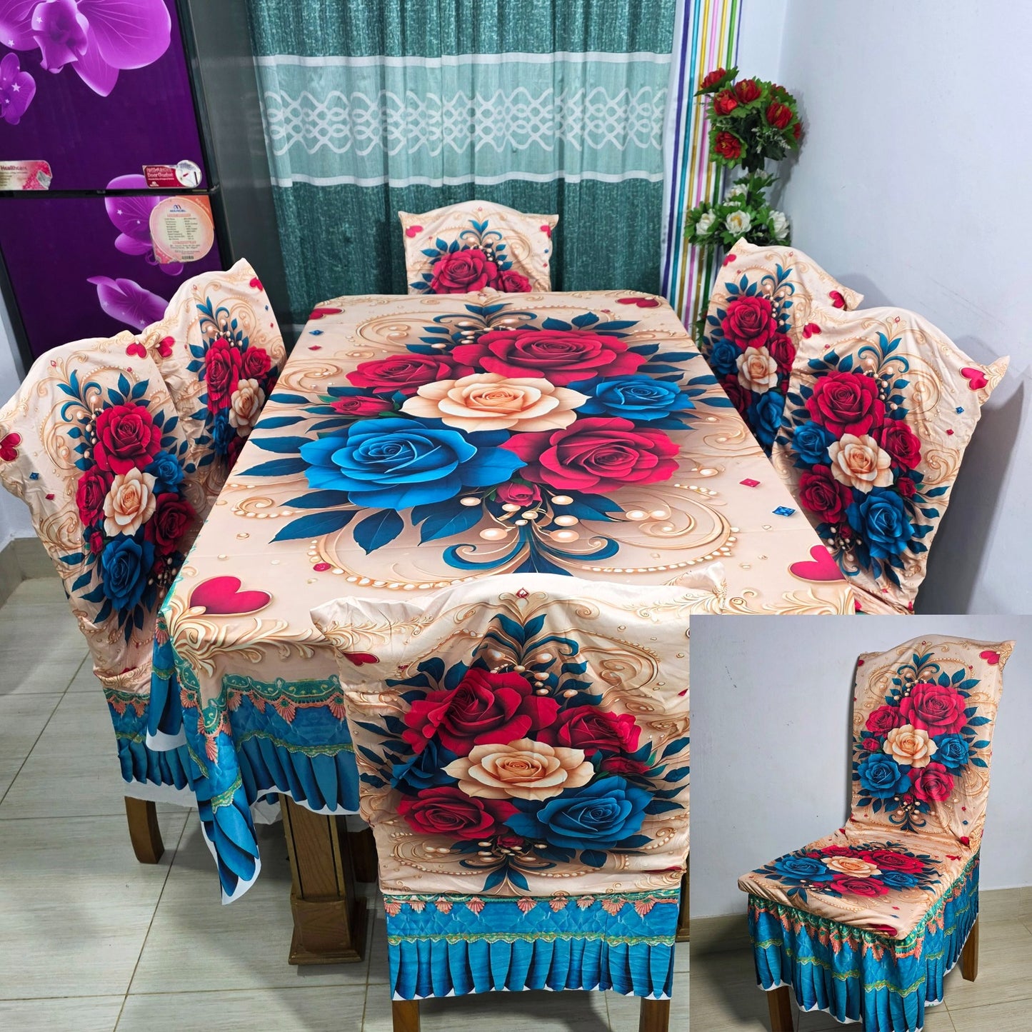 ৩ ডি প্রিমিয়াম কুচি ডাইনিং সেট