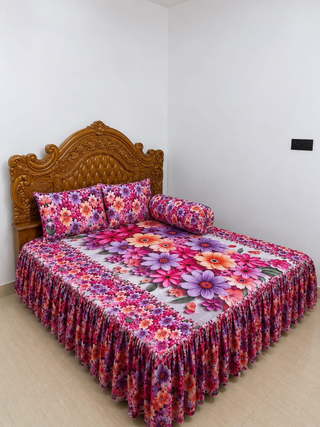 3D প্রিমিয়াম কুচি চাদর