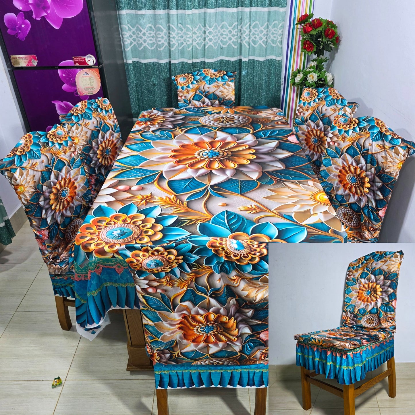 ৩ ডি প্রিমিয়াম কুচি ডাইনিং সেট