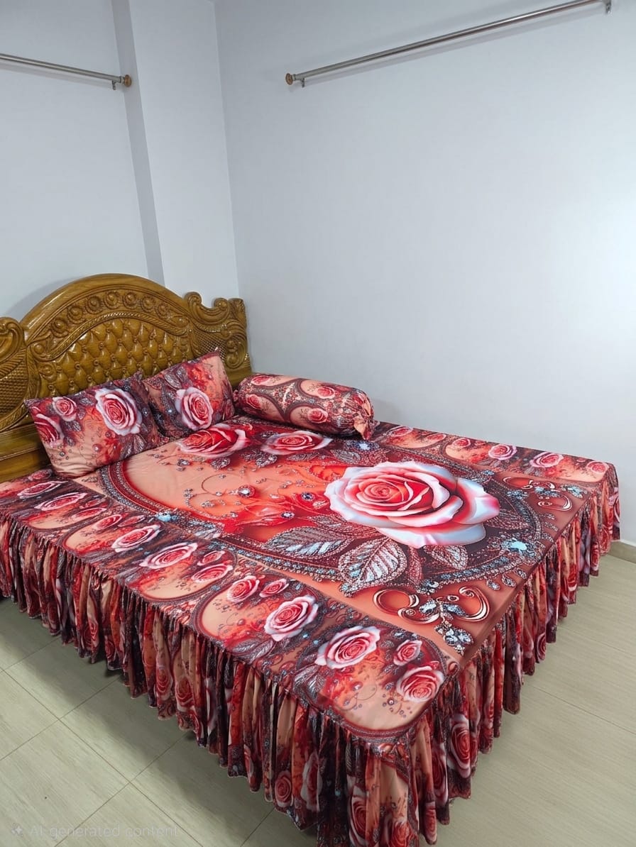 3D প্রিমিয়াম কুচি চাদর