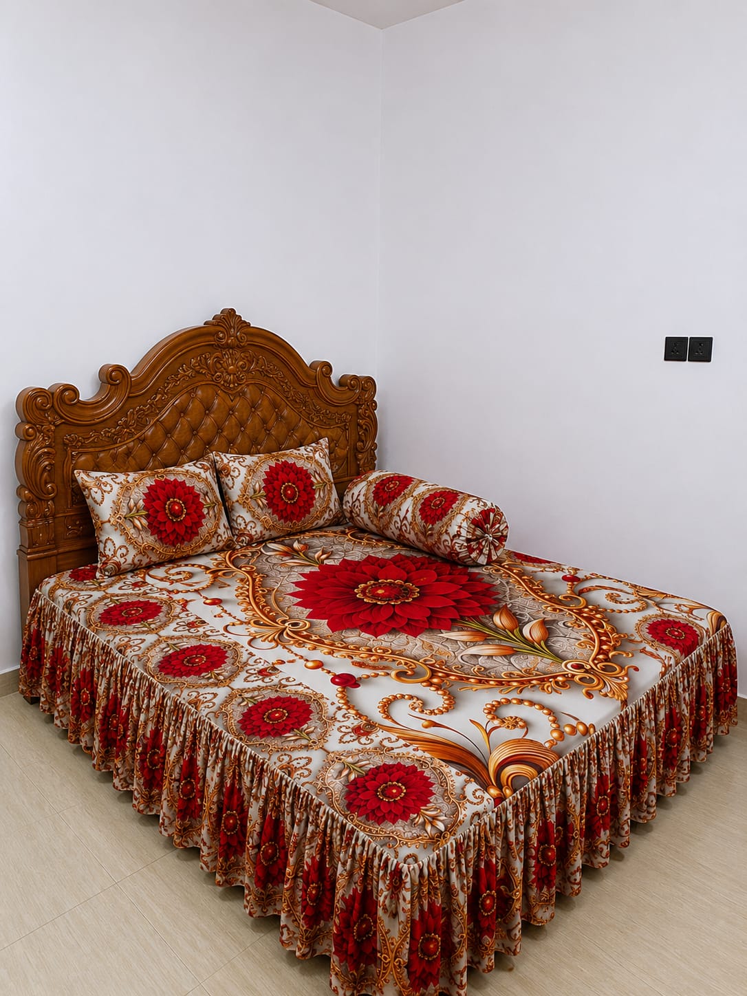 3D প্রিমিয়াম কুচি চাদর