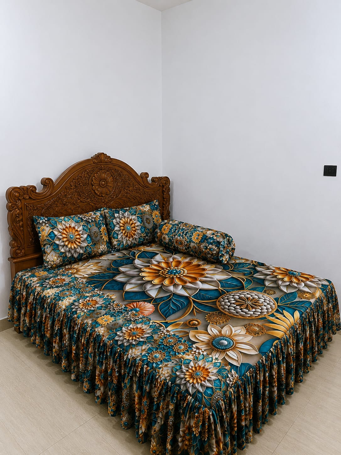 3D প্রিমিয়াম কুচি চাদর